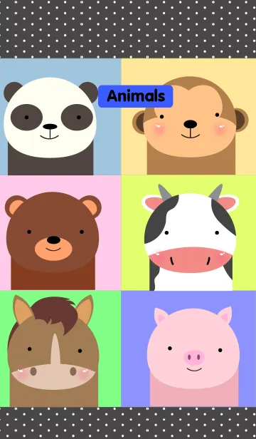 [LINE着せ替え] Animals and Friend Themeの画像1