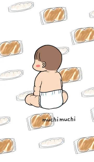 ちぎりパンな赤ちゃんの着せ替えメイン画像