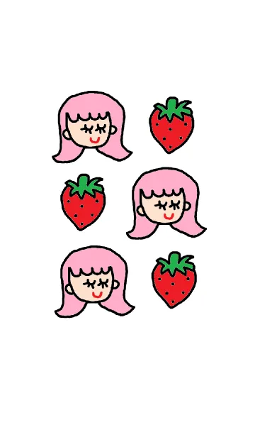 リリーといちごの着せ替えメイン画像