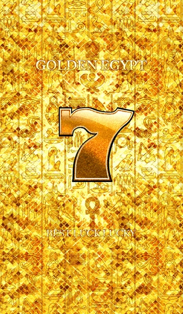 [LINE着せ替え] 最強幸運 黄金のエジプト ラッキー7の画像1