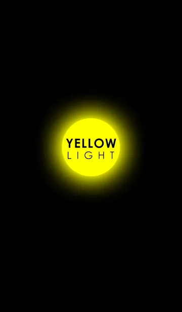 [LINE着せ替え] Yellow Light in Blackの画像1