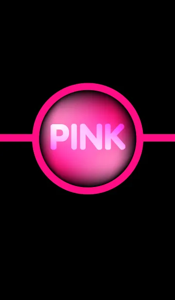 [LINE着せ替え] Pink ＆ Black Color Themeの画像1