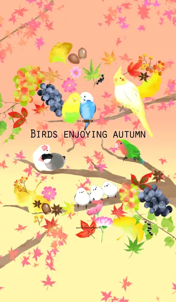 [LINE着せ替え] 鳥達の秋の画像1