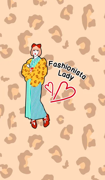 [LINE着せ替え] Fashionista Lady-Japanismの画像1
