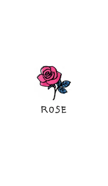 [LINE着せ替え] ROSE シンプルの画像1