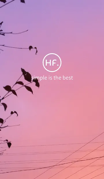[LINE着せ替え] Simple is the Best 2 (sunset)の画像1
