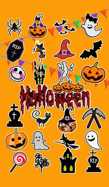 [LINE着せ替え] キャラメル★ハロウィン24の画像1