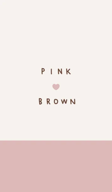 [LINE着せ替え] くすみピンク・ブラウンの画像1