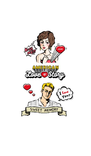 [LINE着せ替え] アメリカン ラブストーリーの画像1