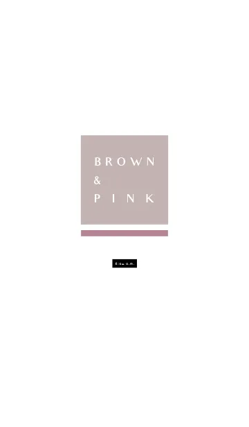 [LINE着せ替え] 6:00 a.m. [ brown ＆ pink ]の画像1