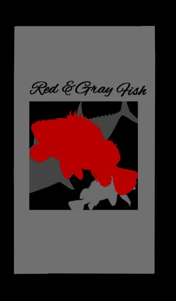 [LINE着せ替え] Red and gray fishの画像1