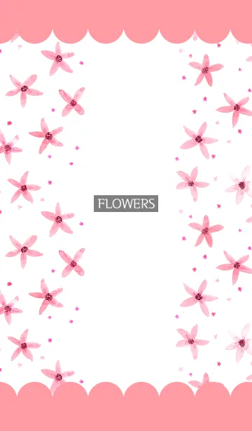 [LINE着せ替え] water color flowers_350の画像1