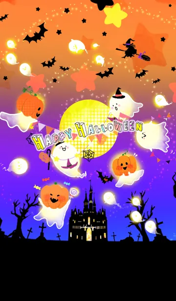 [LINE着せ替え] 楽しいハロウィンの画像1