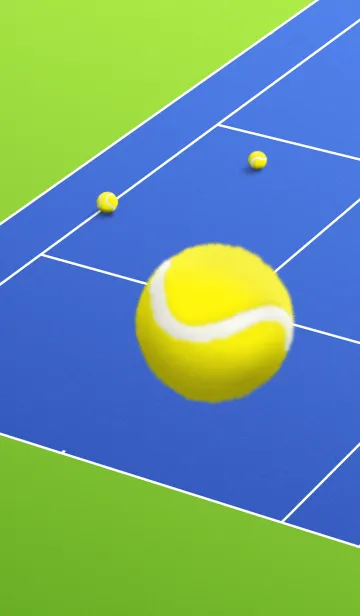 [LINE着せ替え] テニス ハードコートの画像1