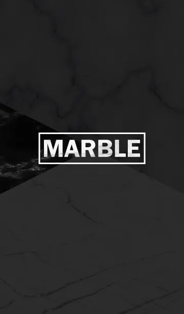 [LINE着せ替え] Marble X Simple Dark Grayの画像1