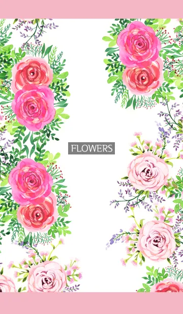 water color flowers_352の着せ替えメイン画像