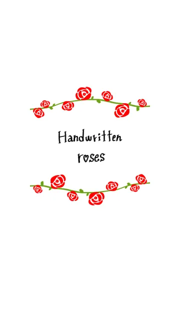 [LINE着せ替え] Handwritten rosesの画像1