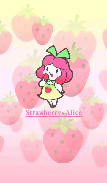 [LINE着せ替え] 苺アリスの画像1