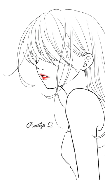 赤リップ2の着せ替えメイン画像