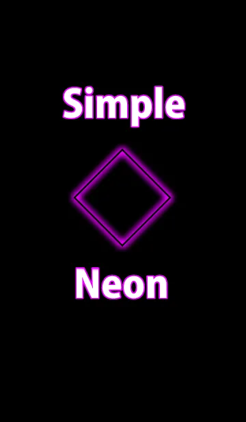 [LINE着せ替え] シンプルなひし形着せ替え 紫バージョンの画像1