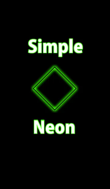 [LINE着せ替え] シンプルなひし形着せ替え 緑バージョンの画像1