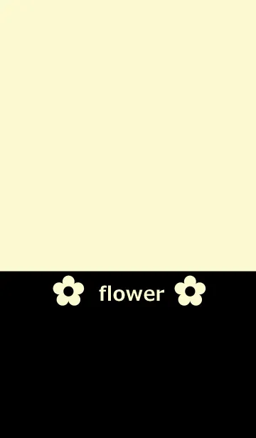 クリーム色と花の着せ替えメイン画像