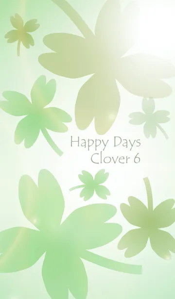 [LINE着せ替え] Happy Days Clover 6の画像1