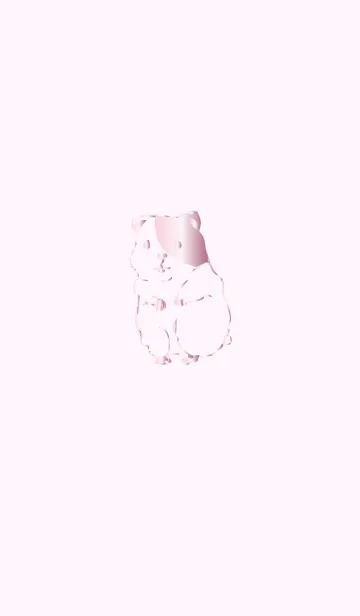 [LINE着せ替え] ピンクのシンプルハムスターの画像1