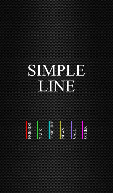 [LINE着せ替え] simple linesの画像1