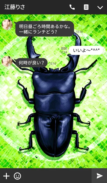 [LINE着せ替え] クワガタ魂 2の画像3