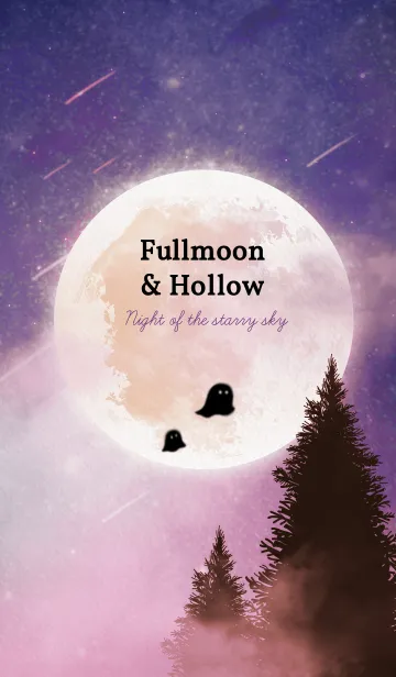 [LINE着せ替え] 【ハロウィンコスプレ】満月とおばけ。の画像1