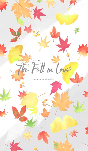 [LINE着せ替え] In love with fallの画像1