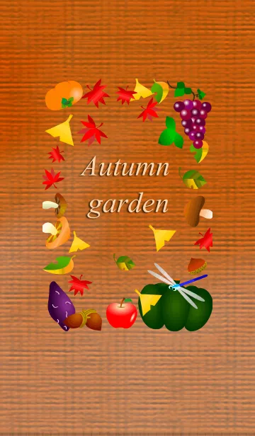 [LINE着せ替え] Let's autumn gardenの画像1