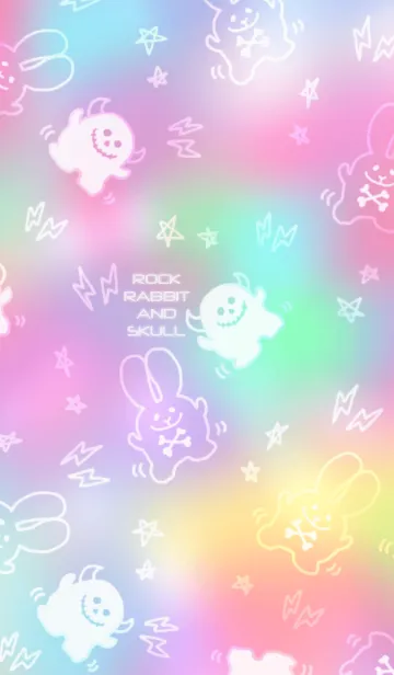 ロックなウサギとドクロちゃん★ノリノリ編の着せ替えメイン画像