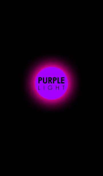 [LINE着せ替え] Purple Light in Blackの画像1
