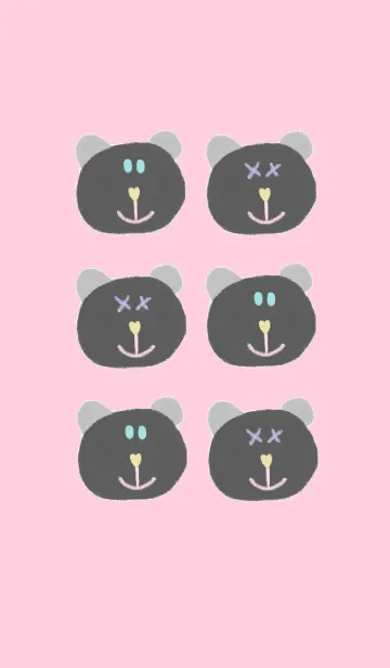 [LINE着せ替え] くまのきせかえ（ピンク）の画像1