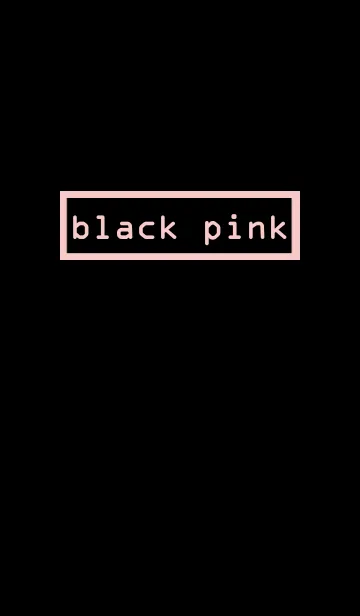 [LINE着せ替え] black pink boxの画像1