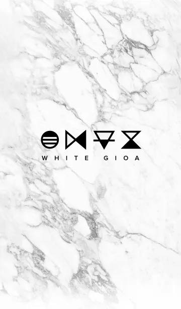 [LINE着せ替え] ONYX: White Gioaの画像1