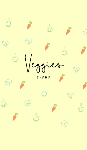 [LINE着せ替え] Veggies themeの画像1