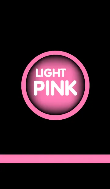 [LINE着せ替え] Light Pink in Blackの画像1