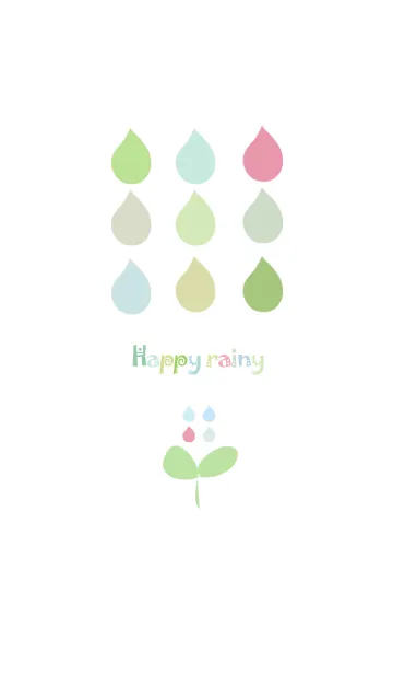 [LINE着せ替え] artwork_Happy rainyの画像1