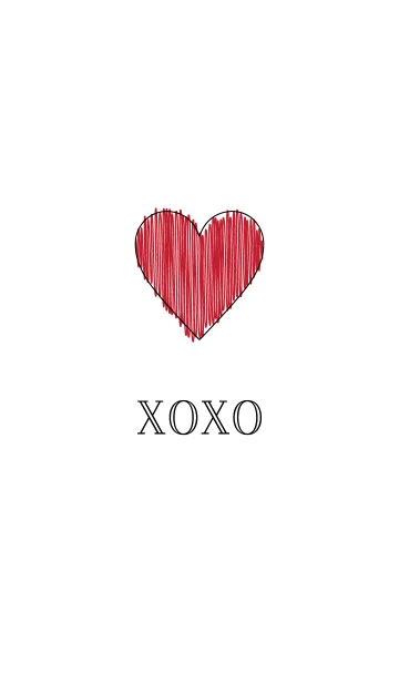 [LINE着せ替え] XOXO Heartの画像1