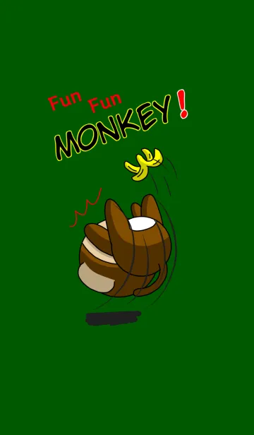 [LINE着せ替え] Fun Fun Monkey ！の画像1