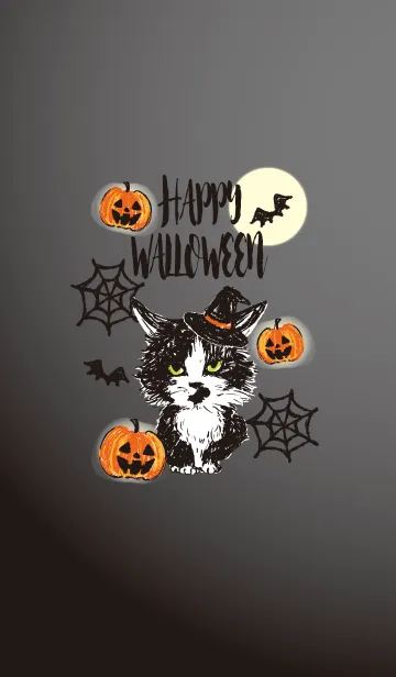 はらぺこ猫 ハッピーハロウィンのLINE着せ替え