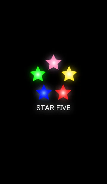 [LINE着せ替え] STAR FIVE LIGHT THEME.の画像1