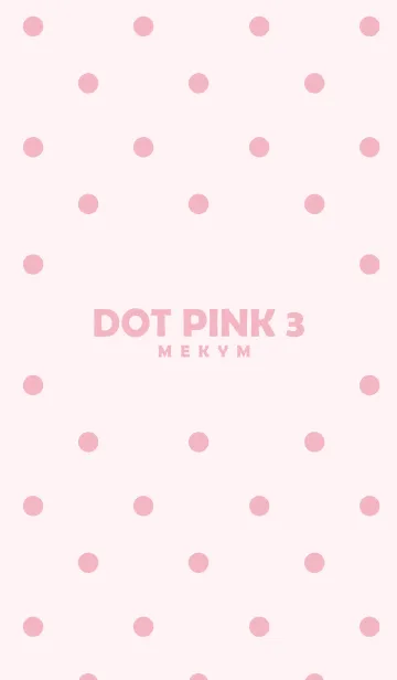 [LINE着せ替え] -DOT PINK 3-の画像1