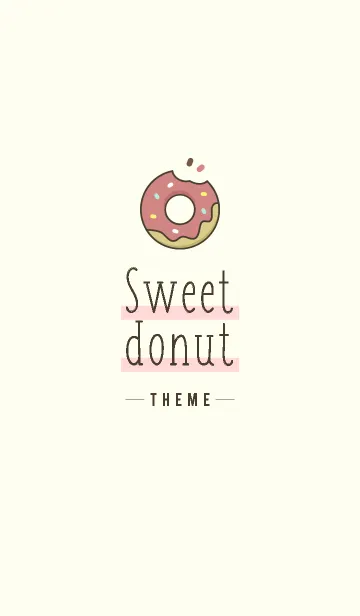 [LINE着せ替え] Sweet Donut Themeの画像1