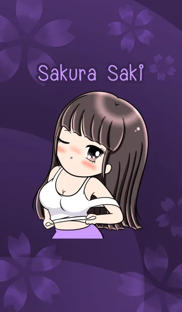 [LINE着せ替え] Sakura - Saki (JP)の画像1