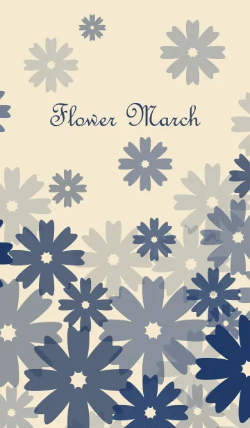 [LINE着せ替え] Flower Marchの画像1