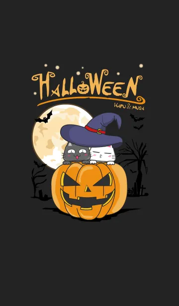 [LINE着せ替え] Halloween night with the Cat's Gangの画像1